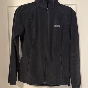 Columbia Charcoal Full-Zip Fleece Jacket